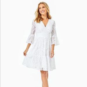 Lilly Pulitzer White Cecelia Dress Current Season